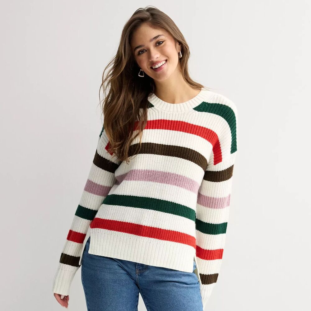 Juniors' SO® Essential Crewneck Pullover Sweater xl